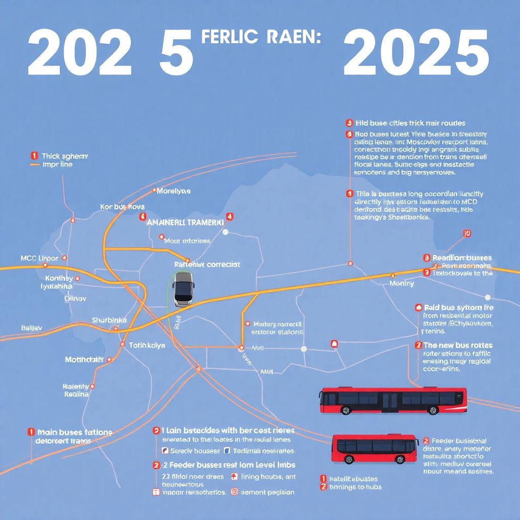 Обновление транспортной сети Подмосковья: новые маршруты и сроки реализации