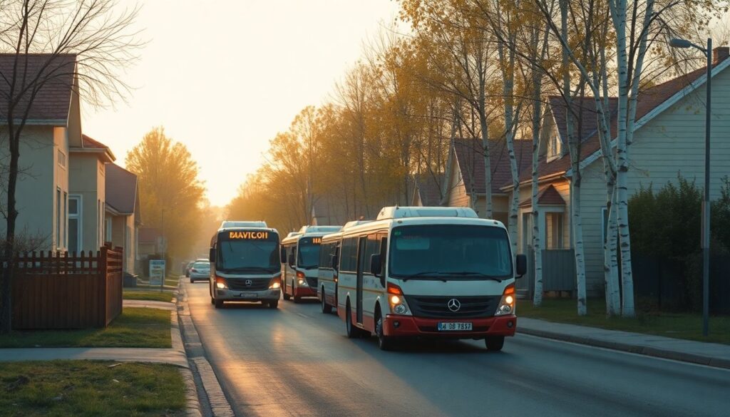 Транспортная доступность отдаленных населенных пунктов Подмосковья - иллюстрация