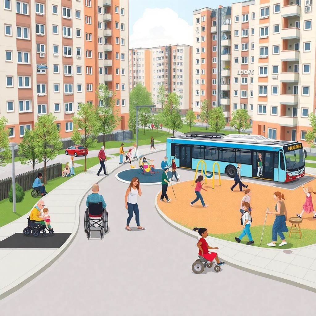 Доступность городской среды для инвалидов в районах Подмосковья: проблемы и решения