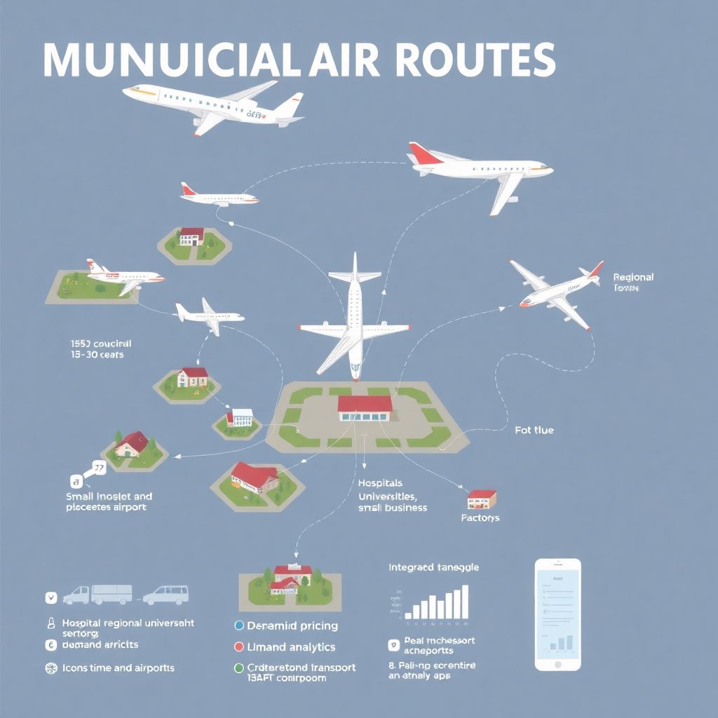 Муниципальные воздушные маршруты и аэропорты региона: особенности развития