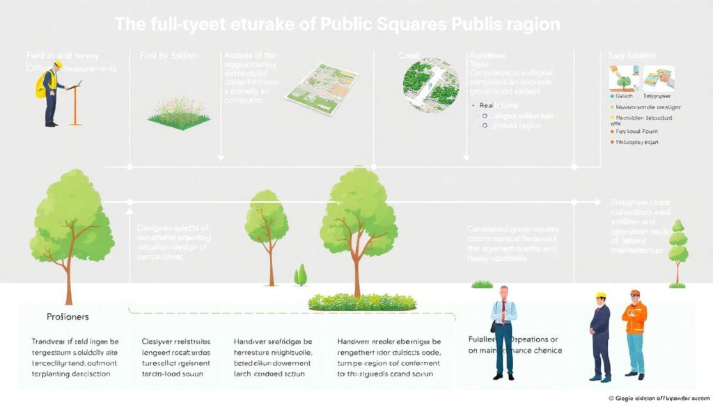 Общественные пространства и скверы Подмосковья - иллюстрация