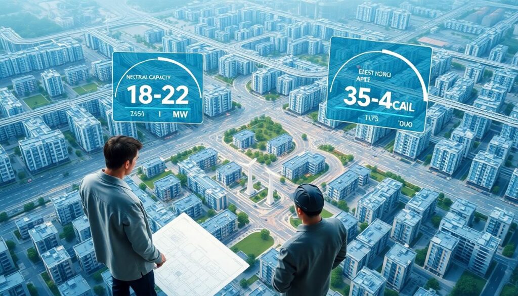 Строительство жилых кварталов и инфраструктурная поддержка - иллюстрация