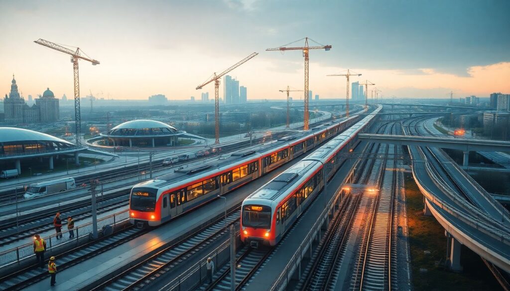 Станции метро и скоростной транспорт: планы Подмосковья - иллюстрация