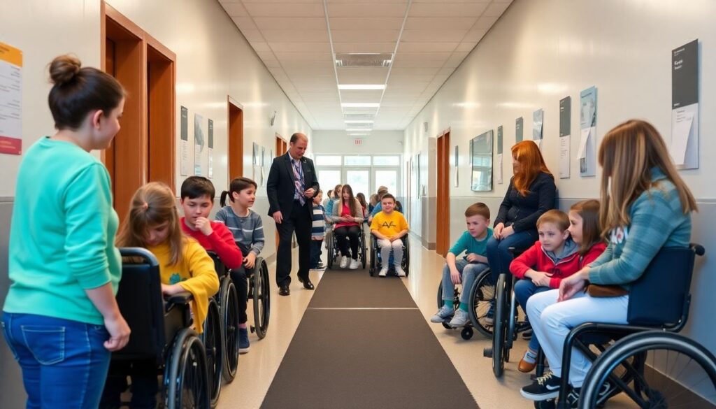 Безбарьерная среда в образовательных учреждениях Подмосковья - иллюстрация